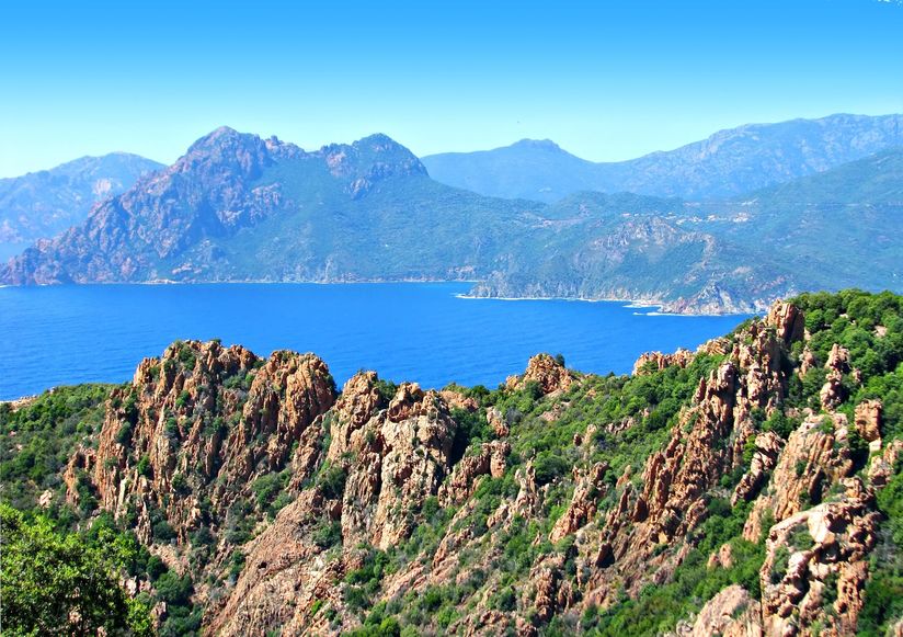 calanches de piana, in corsica