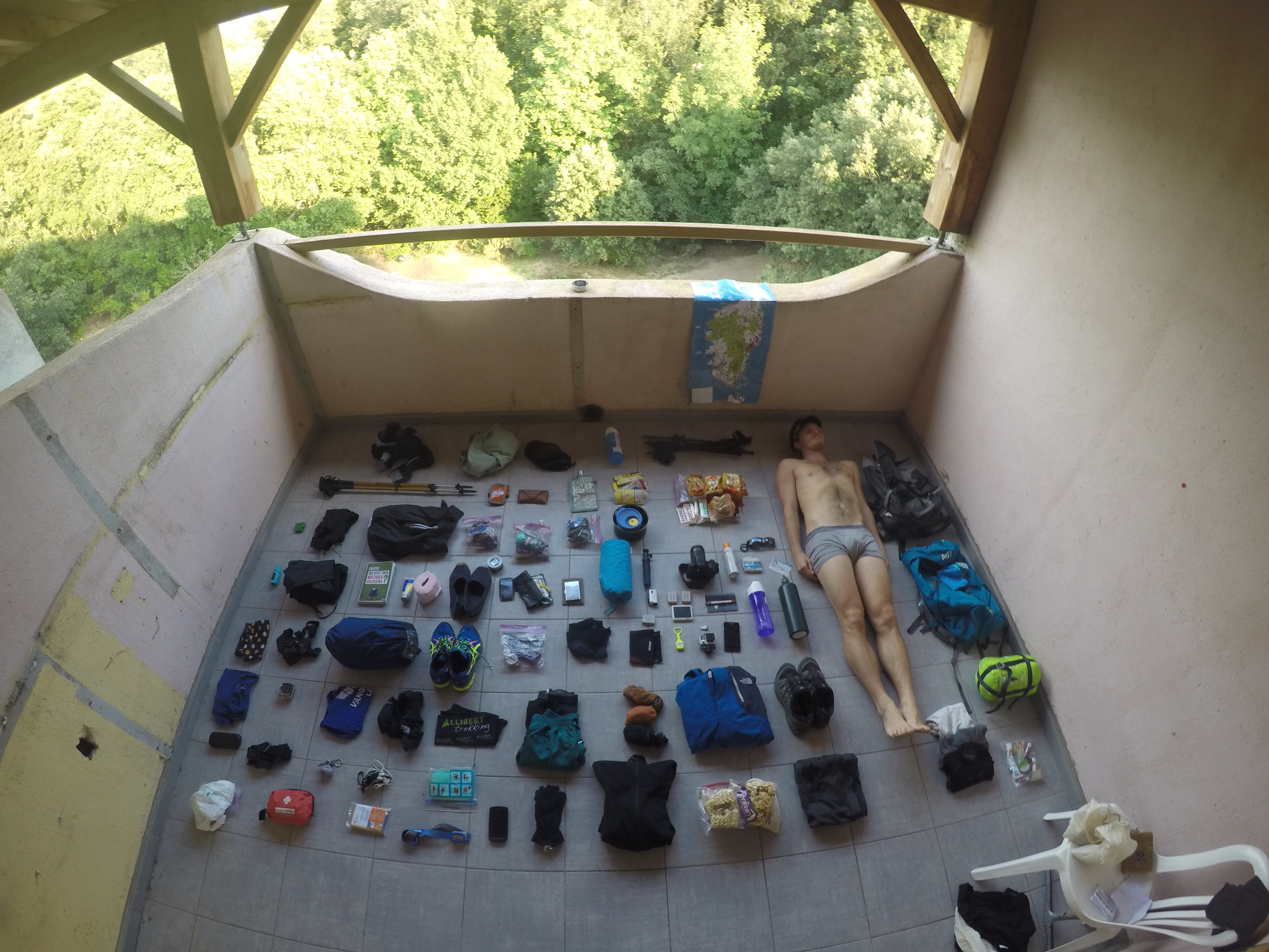 Equipement GR20 Sac à dos